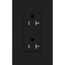 Lutron Electronics LTR-20-TR-BL - DUPLEX 20A TR RECEPTACLE BL NO FP