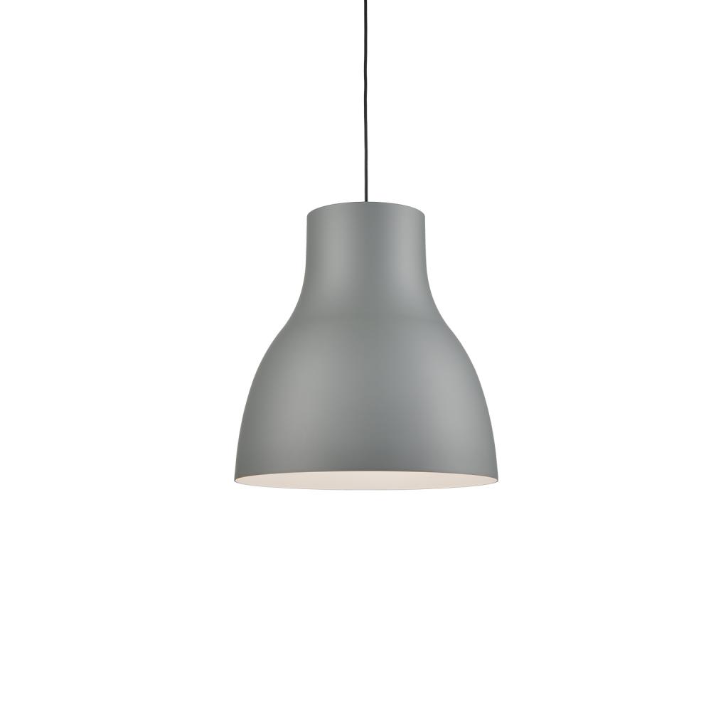 Cradle 24-in Gray 1 Light Pendant