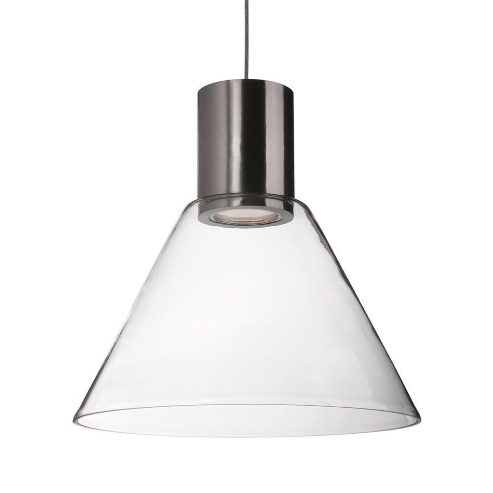 Vanier 11-in Brushed Nickel LED Pendant