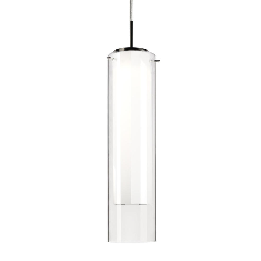 Verona 19-in Brushed Nickel LED Pendant