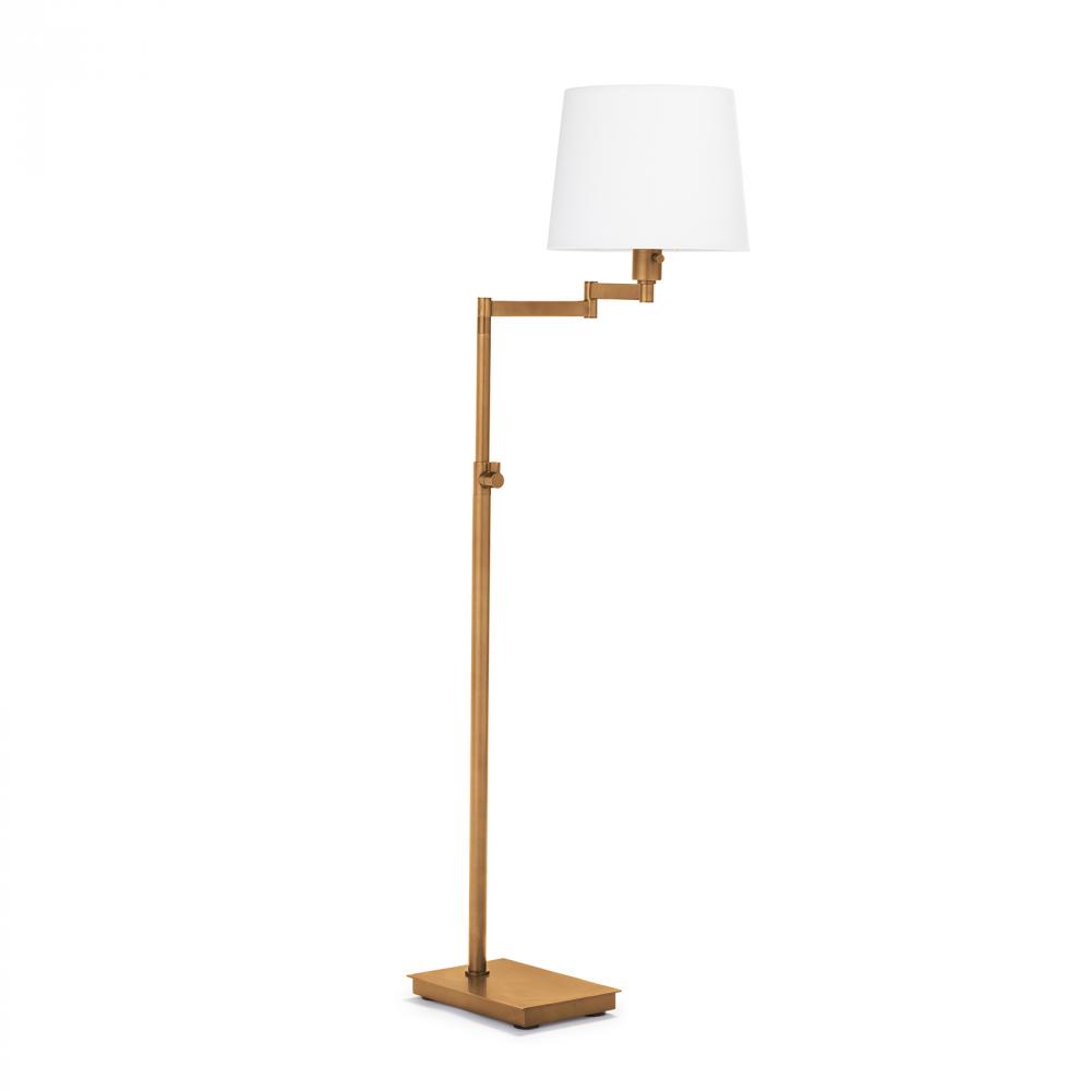 Southern Living Virtue Floor Lamp (Natural Brass