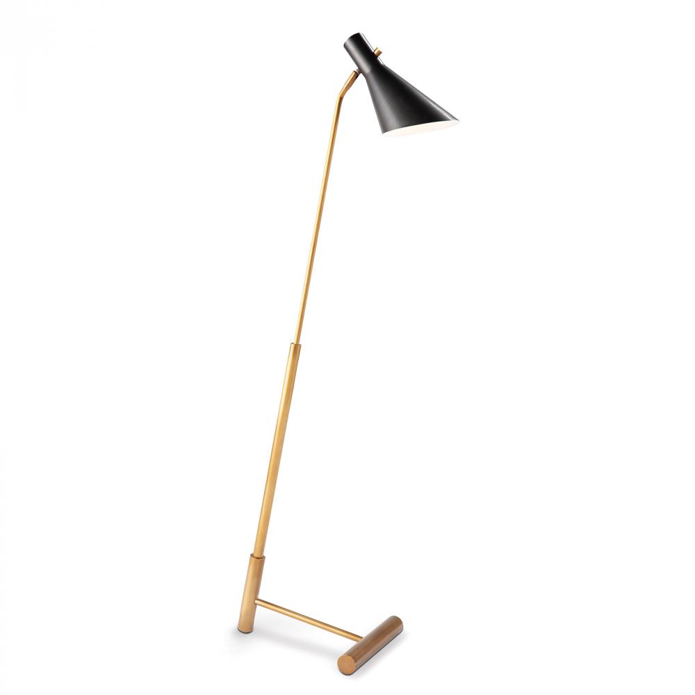 Regina Andrew Spyder Floor Lamp (Blackened Brass