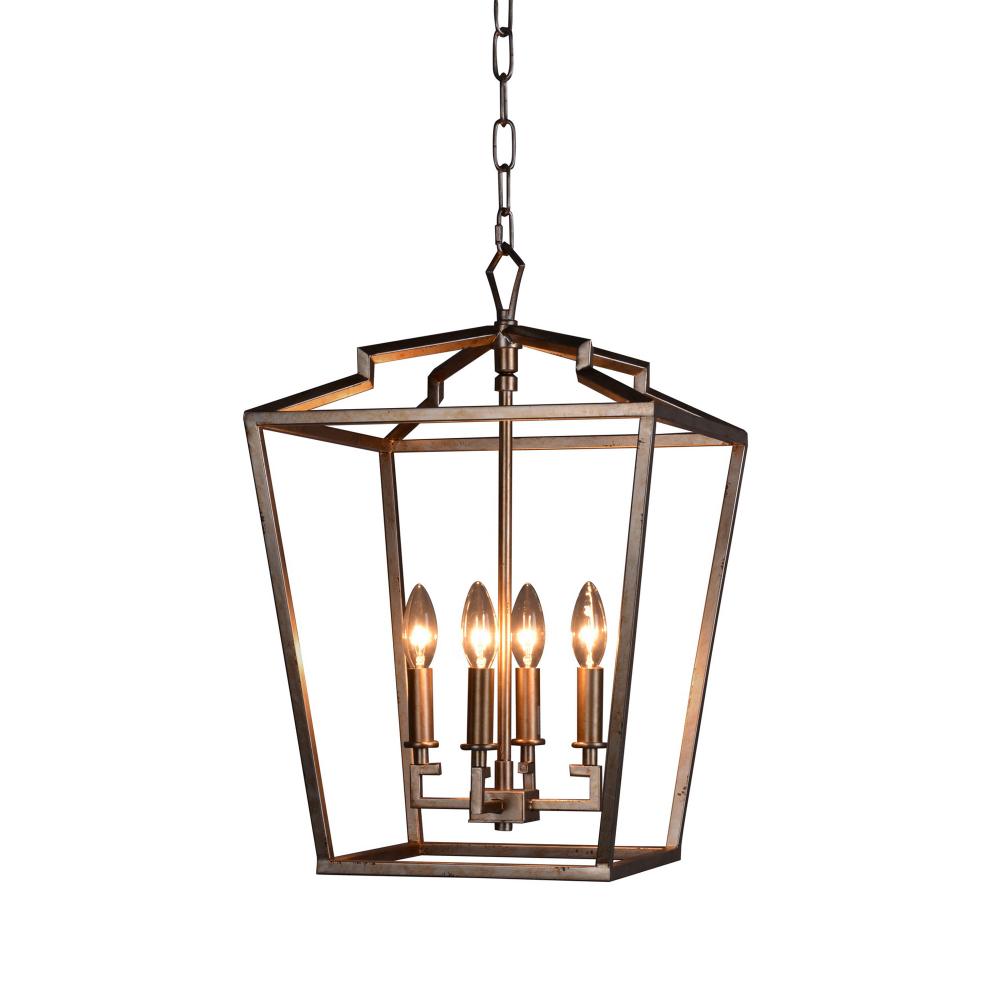 Camilla Small Chandelier with Antique Silver