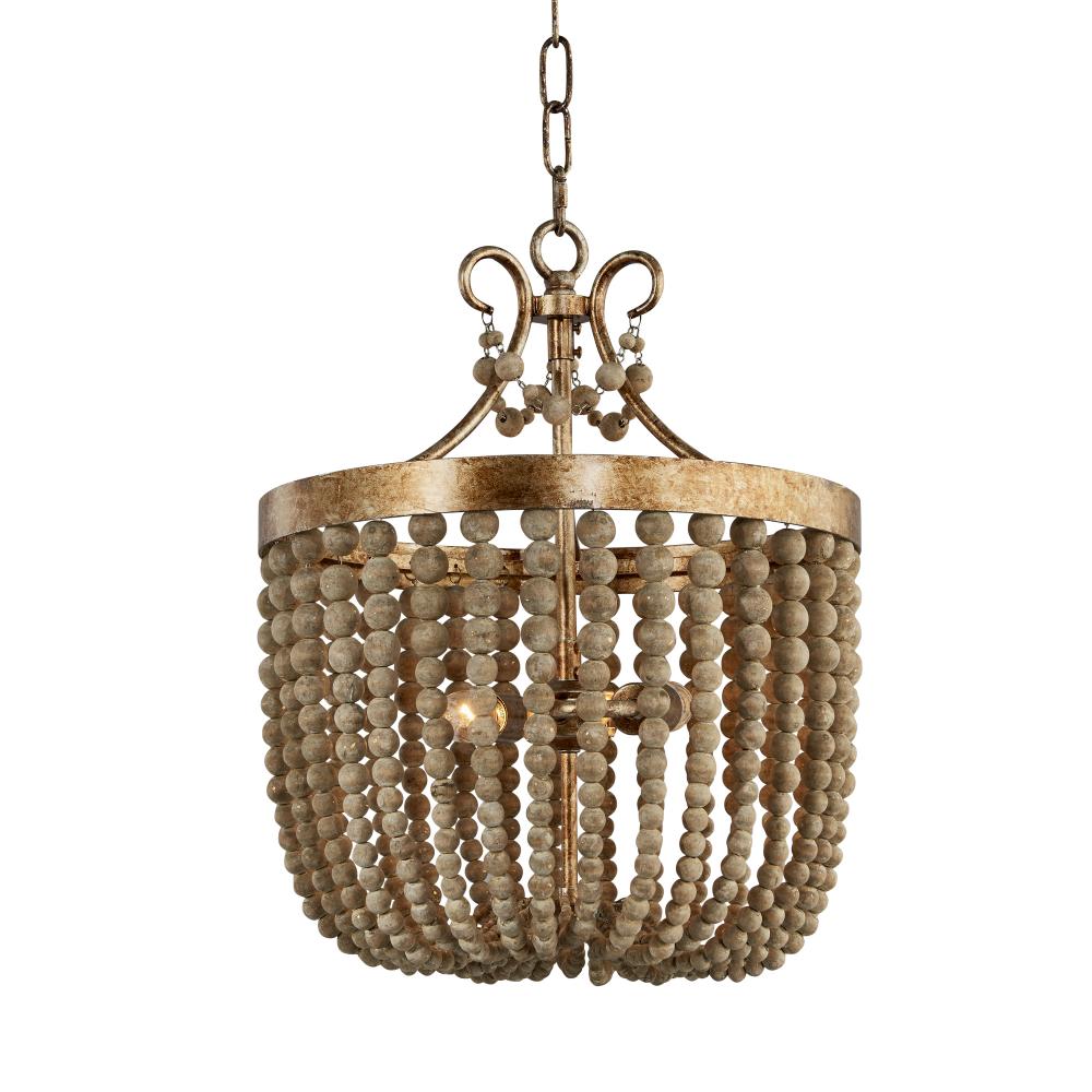 Darcia small chandelier in Antique Silver