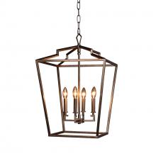 Terracotta Lighting H6124M-4AS - Camilla Medium Chandedlier with Antique Silver
