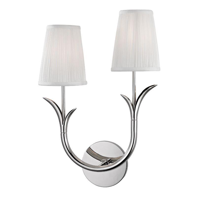 2 LIGHT LEFT WALL SCONCE