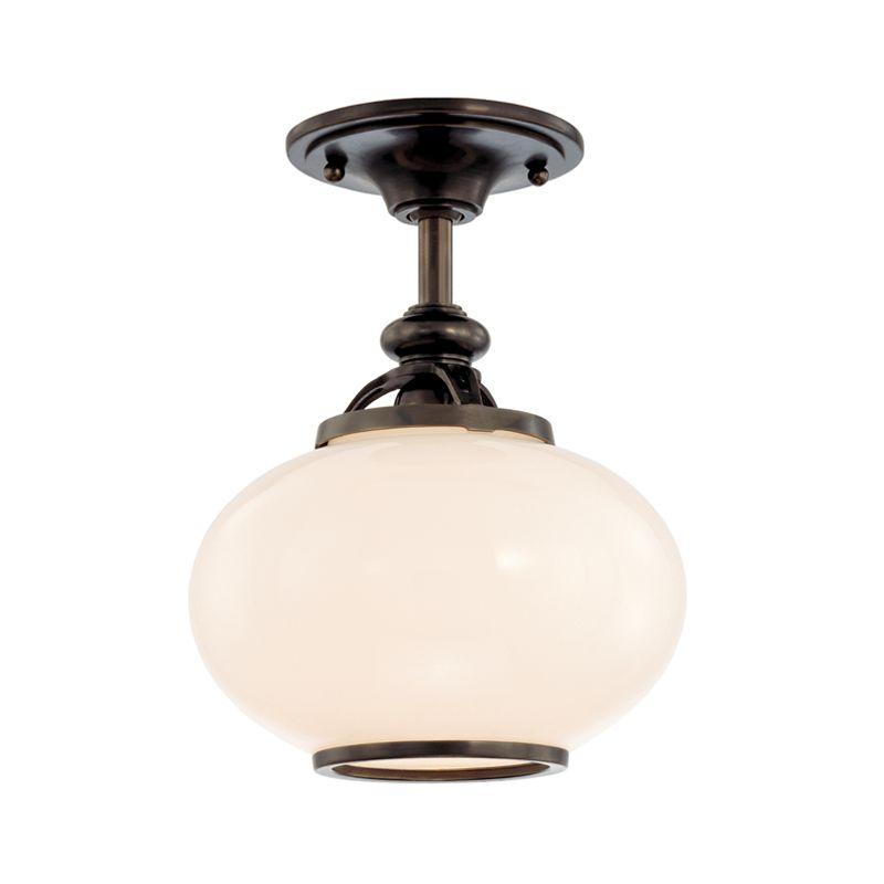 1 LIGHT SEMI FLUSH