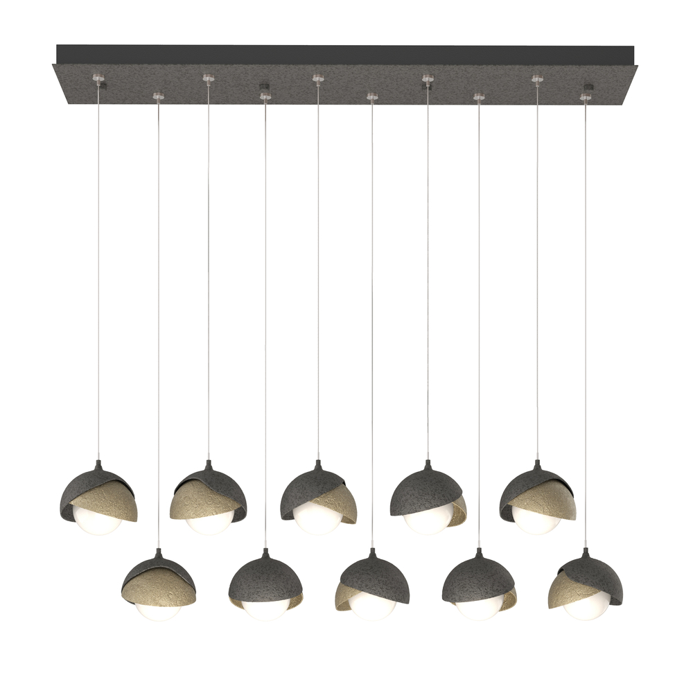 Brooklyn 10-Light Double Shade Pendant