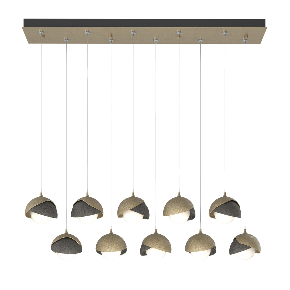 Brooklyn 10-Light Double Shade Pendant