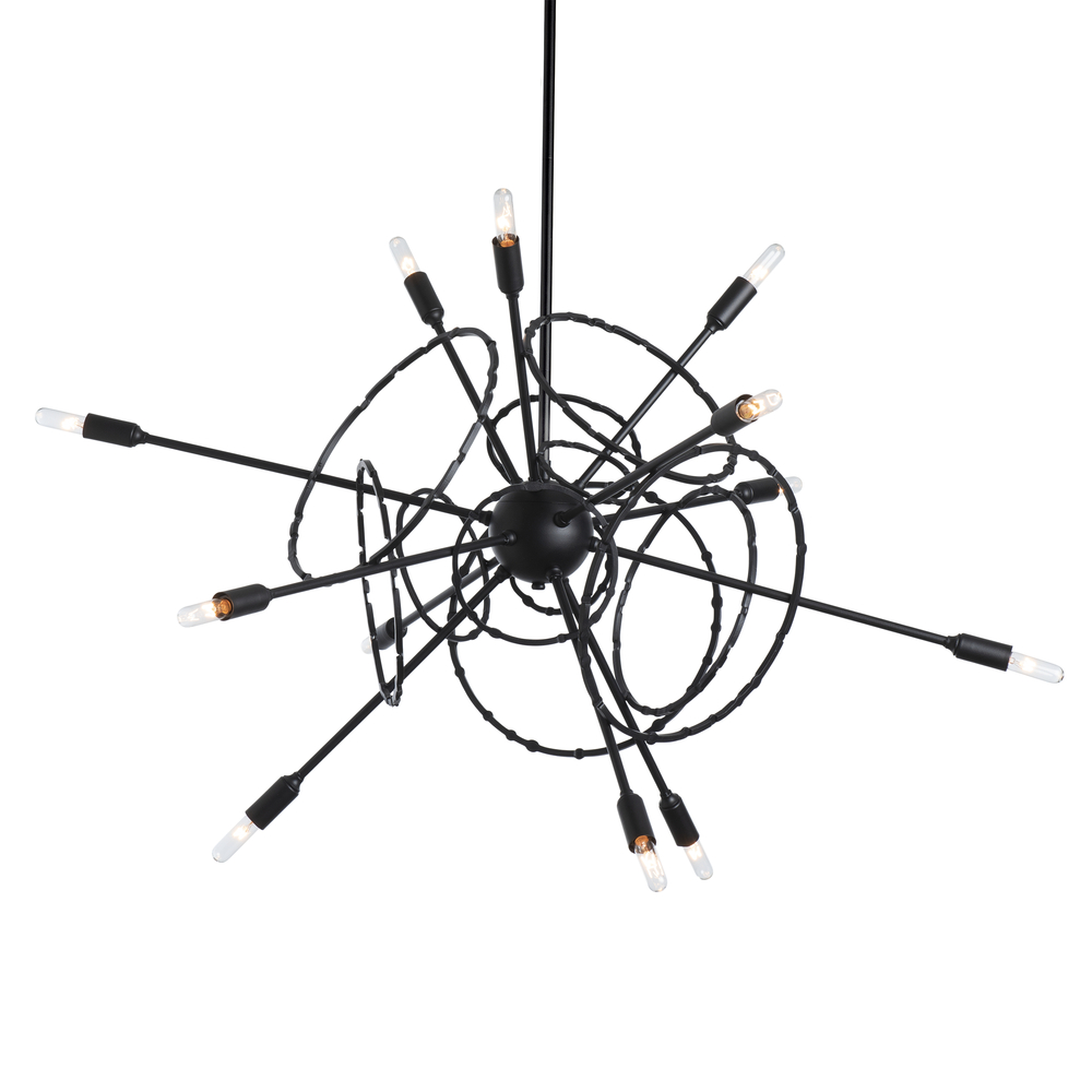 Olympus 12-Light Starburst Pendant