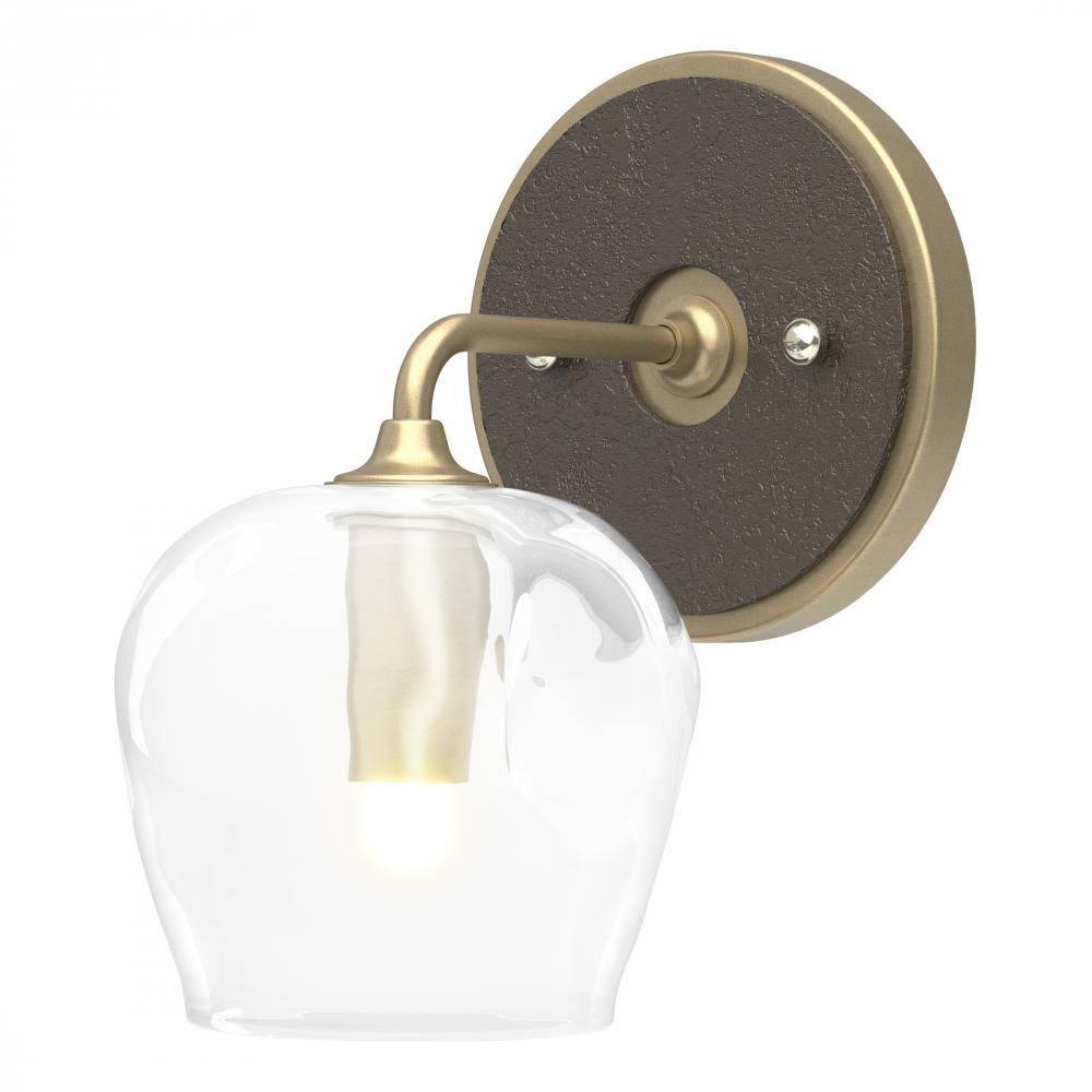 Ume 1-Light Curved Arm Bath Sconce