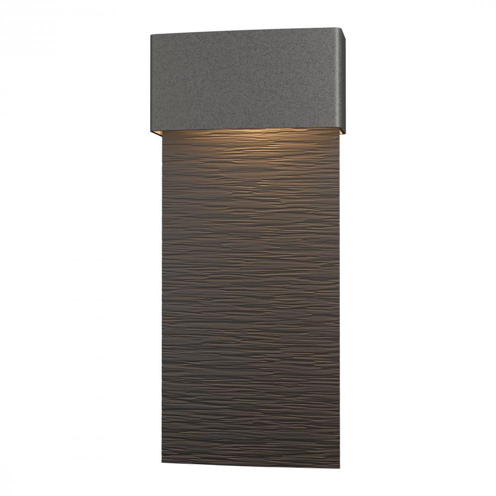 Stratum Large Dark Sky Friendly LED Outdoor Sconce