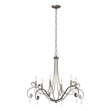 Hubbardton Forge 105057-SKT-14-CR - Stella 6 Arm Chandelier