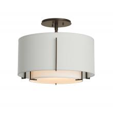 Hubbardton Forge 126501-SKT-14-SF1099-SJ1590 - Exos Small Double Shade Semi-Flush