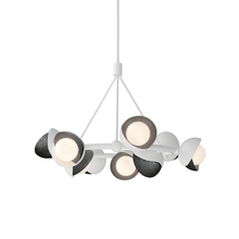 Hubbardton Forge 131068-SKT-MULT-02-89-GG0711 - Brooklyn 9-Light Double Shade Ring Pendant