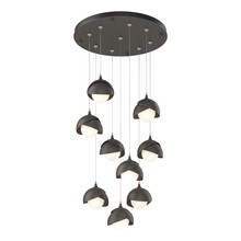 Hubbardton Forge 131105-SKT-STND-07-20-GG0711 - Brooklyn 9-Light Double Shade Pendant