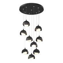 Hubbardton Forge 131105-SKT-STND-10-20-GG0711 - Brooklyn 9-Light Double Shade Pendant