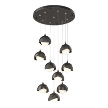 Hubbardton Forge 131105-SKT-STND-14-20-GG0711 - Brooklyn 9-Light Double Shade Pendant