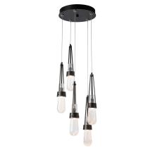 Hubbardton Forge 131120-SKT-STND-14-YG0434 - Link 5-Light Blown Glass Pendant