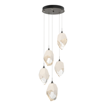 Hubbardton Forge 131138-SKT-LONG-07-WP0755 - Chrysalis 5-Light Large Crystal Pendant