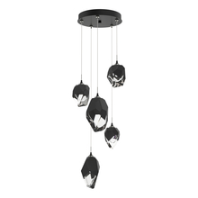 Hubbardton Forge 131139-SKT-STND-89-BP0756 - Chrysalis 5-Light Mixed Crystal Pendant