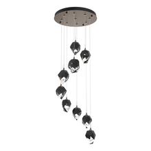 Hubbardton Forge 131140-SKT-STND-05-BP0754 - Chrysalis 9-Light Small Crystal Pendant