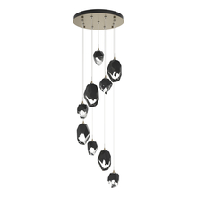 Hubbardton Forge 131142-SKT-STND-84-BP0756 - Chrysalis 9-Light Mixed Crystal Pendant