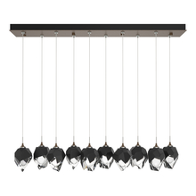 Hubbardton Forge 131143-SKT-STND-05-BP0754 - Chrysalis 10-Light Small Crystal Pendant