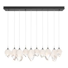 Hubbardton Forge 131145-SKT-LONG-10-WP0756 - Chrysalis 10-Light Mixed Crystal Pendant