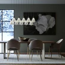 Hubbardton Forge 131202-SKT-STND-10-SH1987 - Mobius 10-Light Pendant