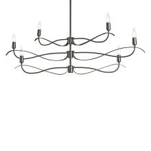 Hubbardton Forge 136350-SKT-MULT-14 - Willow 6-Light Small Chandelier