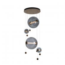 Hubbardton Forge 139052-LED-STND-05-YL0694 - Abacus 4-Light Round LED Pendant