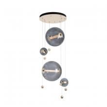 Hubbardton Forge 139052-LED-STND-84-YL0694 - Abacus 4-Light Round LED Pendant