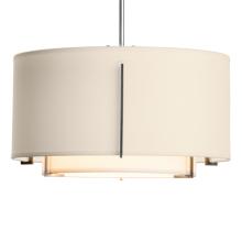 Hubbardton Forge 139602-SKT-MULT-85-SF1099-SA1590 - Exos Small Double Shade Pendant