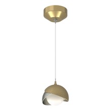 Hubbardton Forge 161183-SKT-STND-86-85-GG0711 - Brooklyn Double Shade Low Voltage Mini Pendant