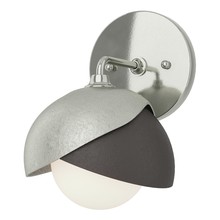 Hubbardton Forge 201374-SKT-85-14-GG0711 - Brooklyn 1-Light Double Shade Bath Sconce