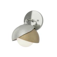 Hubbardton Forge 201374-SKT-85-84-GG0711 - Brooklyn 1-Light Double Shade Bath Sconce