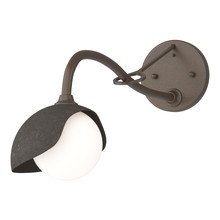 Hubbardton Forge 201376-SKT-05-07-GG0711 - Brooklyn 1-Light Single Shade Long-Arm Sconce