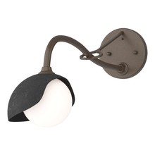 Hubbardton Forge 201376-SKT-05-10-GG0711 - Brooklyn 1-Light Single Shade Long-Arm Sconce