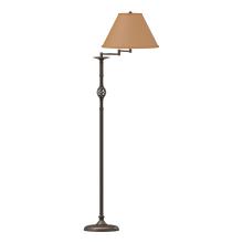 Hubbardton Forge 242160-SKT-05-SB1655 - Twist Basket Swing Arm Floor Lamp