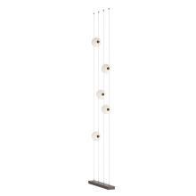 Hubbardton Forge 289520-LED-STND-05-GG0668 - Abacus 5-Light Floor to Ceiling Plug-In LED Lamp