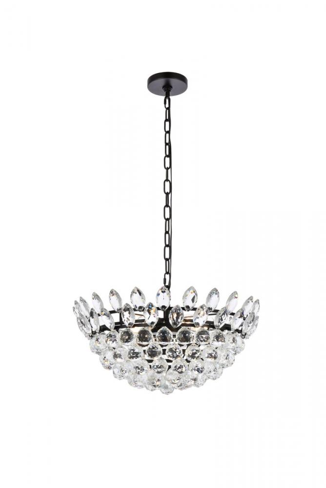 Emilia 20 Inch Pendant in Black