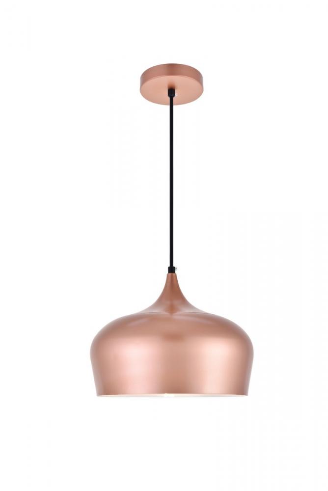 Nora 1 Light Honey Gold Pendant