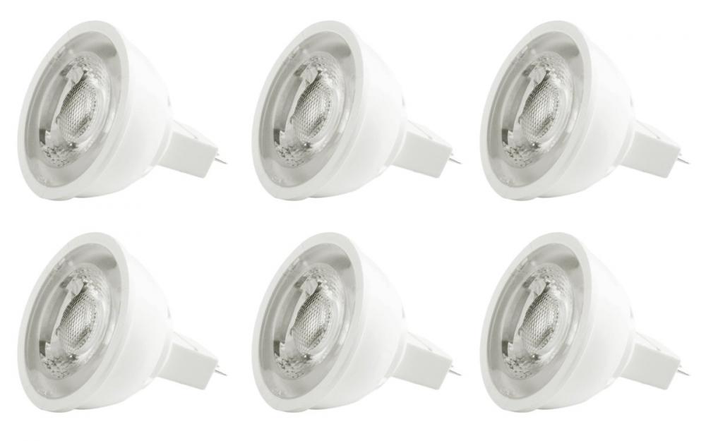 LED Mr16 Light Bulb Gu5.3 6.5w 12v Lm500 3000k Dim 40 Degree, Cri80, ETL, 25000hrs, Lm500, Dimmable