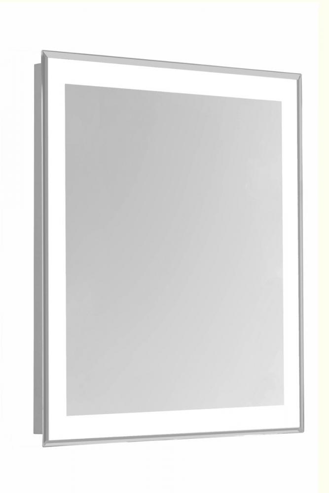 4 Sides LED Edge Hardwired Mirror Rectangle W24h40 Dimmable 5000k