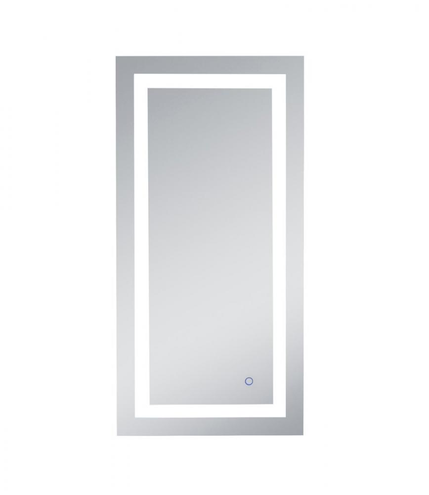 Helios 20inx40in Hardwired LED Mirror with Touch Sensor and Color Changing Temperature