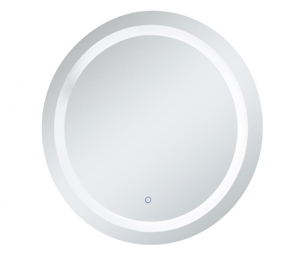Helios 32 Inch Hardwired LED Mirror with Touch Sensor and Color Changing Temperature