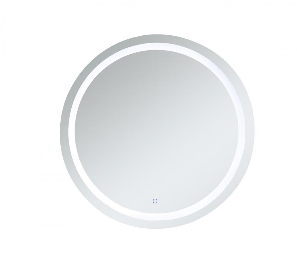 Helios 42 Inch Hardwired LED Mirror with Touch Sensor and Color Changing Temperature