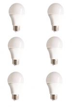 Elegant A19LED802-6PK - LED A19, 5000k, 160 Degree, Cri80, Ul, 10w, 60w Equivalent, 15000hrs, Lm800, Non-dimmable