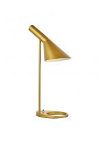 Elegant LD2364BR - Juniper 1 Light Brass Table Lamp